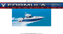 Desktop Screenshot of formulaboatsoftampabay.com