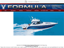 Tablet Screenshot of formulaboatsoftampabay.com